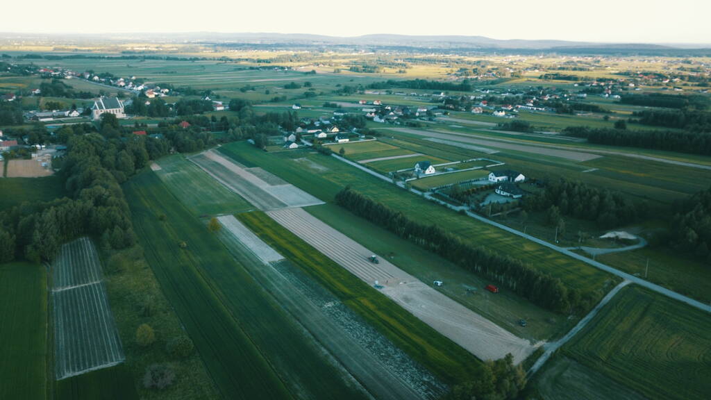 Winnica Kościeleckich - widok z drona